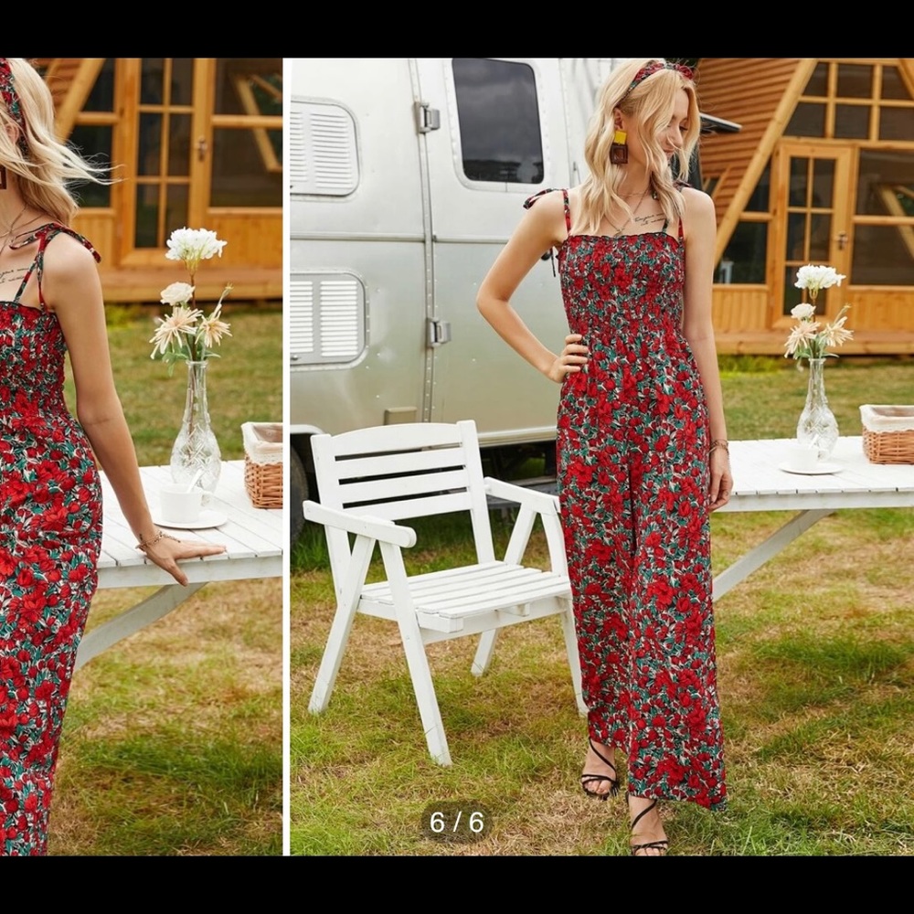 Flower jumpsuit - Picture 3 of 3
